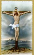 TJP Holy Card: Crucifixion: Anima Christi