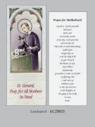 Bookmark: Prayer for Mother's/St Gerard (pk25)