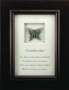 Wood Look Plaque with Inset: Grandmother