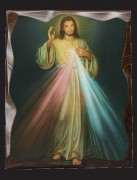 WOOD PLAQUE - Divine Mercy