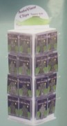 Bulk Buy: Rotating Display Stand Auto Visor Clips: 96 pieces