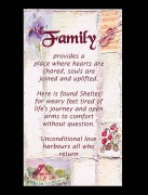 Laminated Holy Cards: Family
