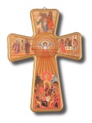 Wall Crucifix: Wood Holy Spirit 33cm
