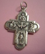 Silver Cross (Small): 5 Way Cross 23mm