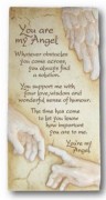 Art in Stone Plaque: You Are My Angel