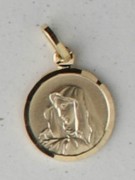 9kt Gold Pendants: OL SORROW 10mm