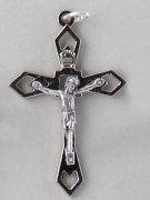 Chain Size: CRUCIFIX SILVER METAL - 45MM