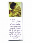 Bookmark: Communion Wheat & Cup