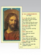 Holy Cards: 800 SERIES - Ten Commandments