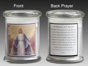 Glass Candle Holder LED battery: Miraculous