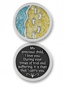 Glitter Coin: Footprints