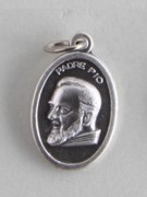 Silver Oxide Medal: Padre Pio