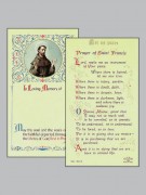 Memorial Holy Cards: St Francis of Assisi