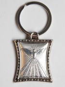 Key Ring: Stirling Silver: Dove