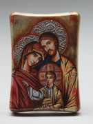 75 Series Icon Desk Plaque - HOLY FAMILY