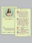 Memorial Holy Cards: Sacred Heart