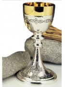 Chalice: Mixed Colour Etched Cross