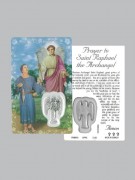 Window Charm Prayer Card: St Raphael Archangel